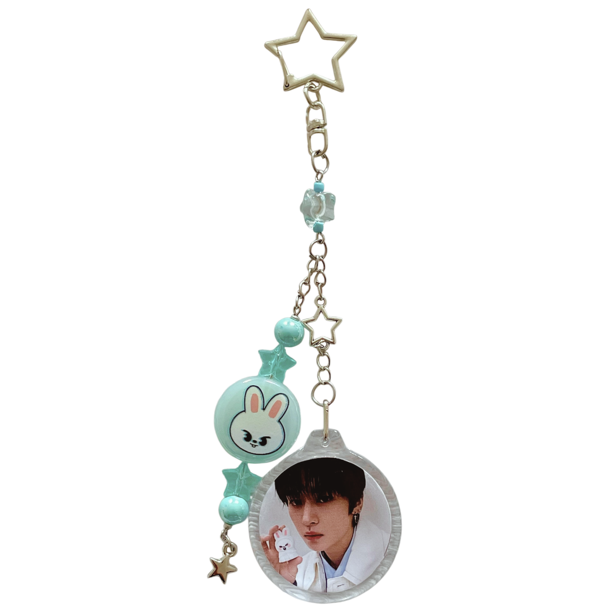 Llavero Acrílico Circular + Colgante SKZOO Stray Kids | 15 cm