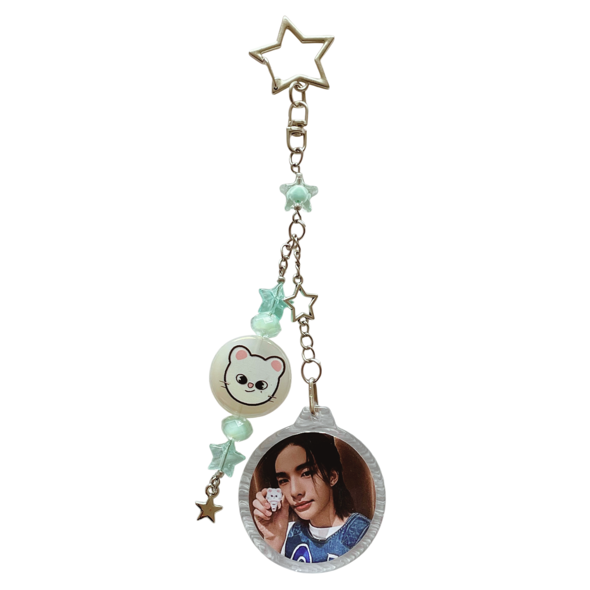 Llavero Acrílico Circular + Colgante SKZOO Stray Kids | 15 cm