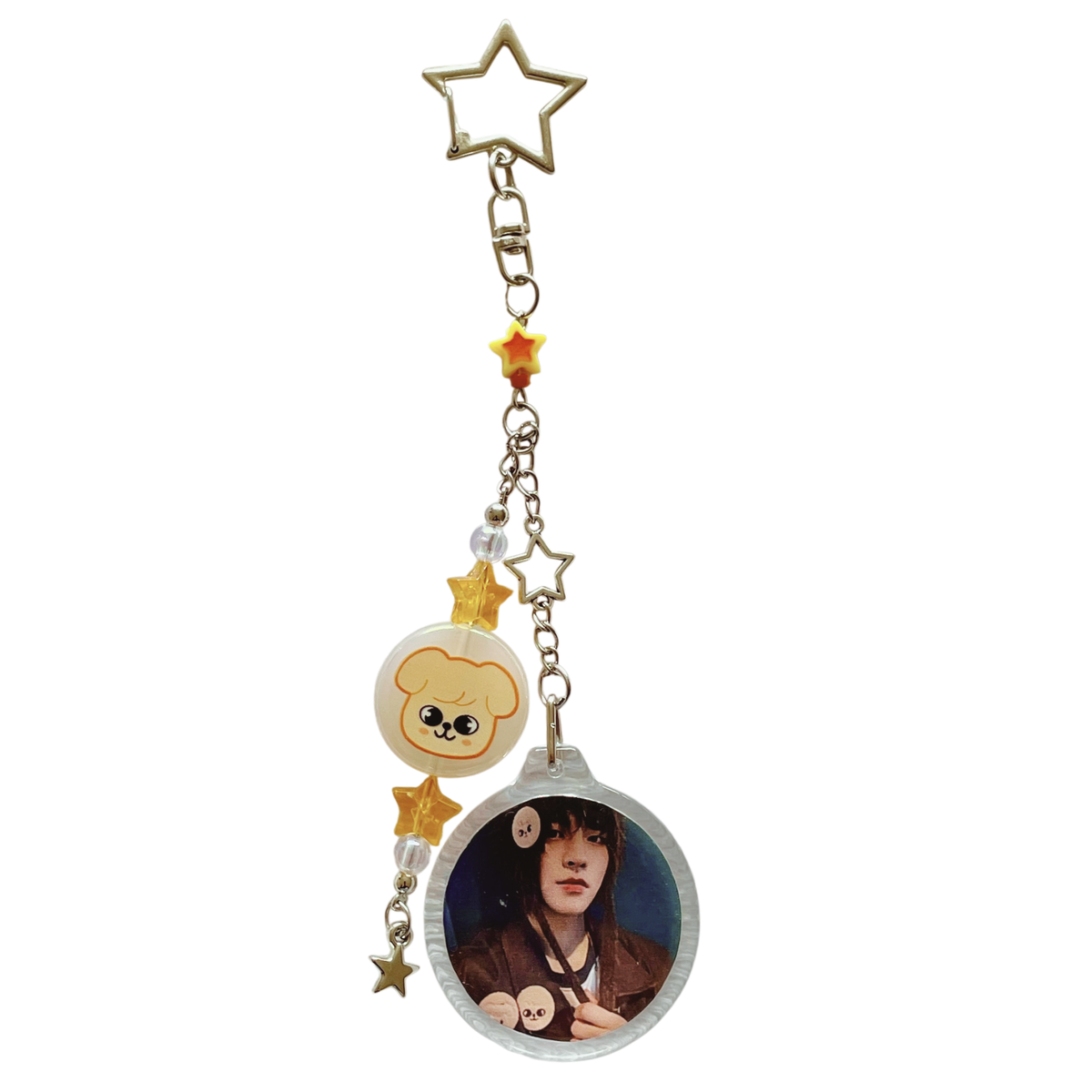 Llavero Acrílico Circular + Colgante SKZOO Stray Kids | 15 cm