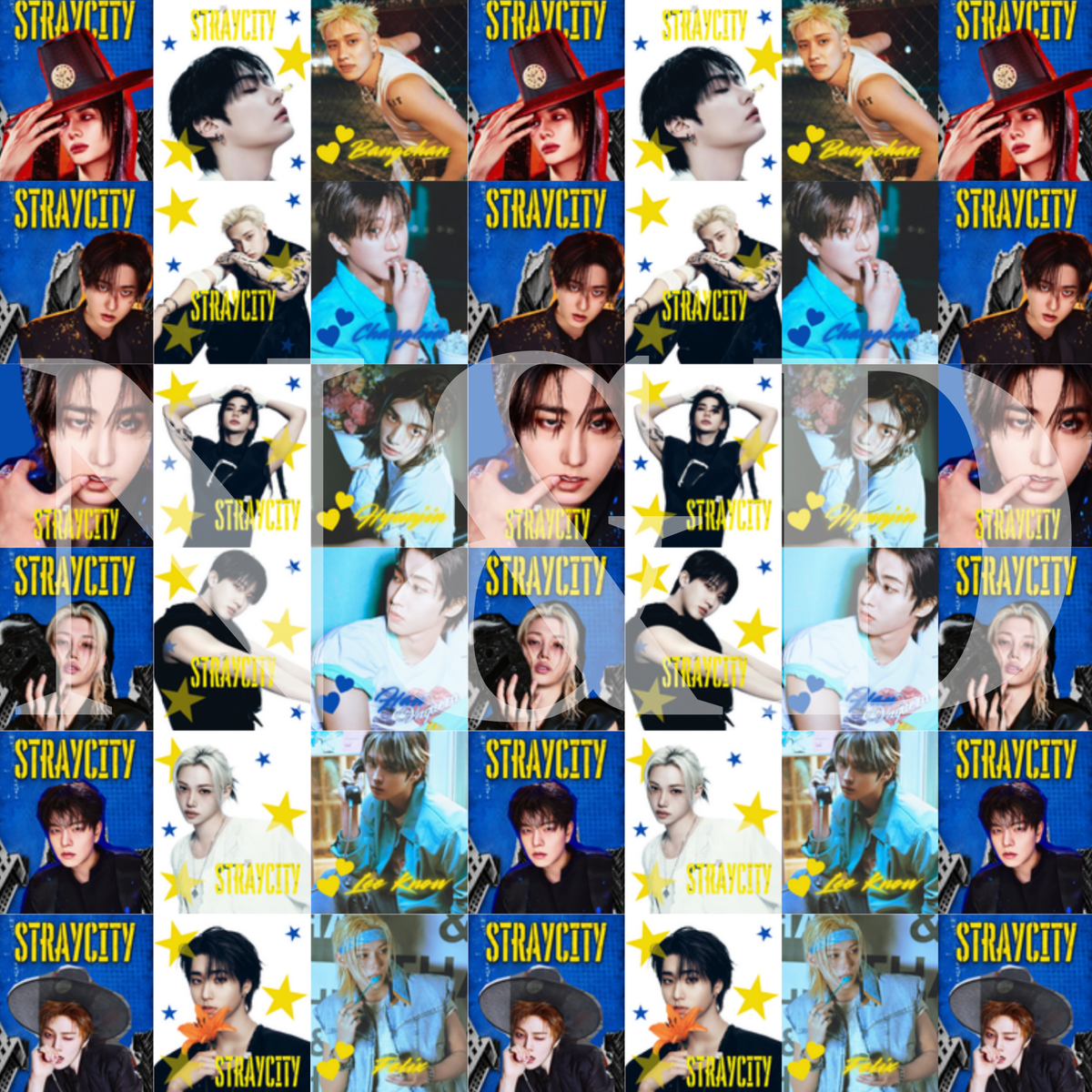 Stickers Fanmade Stray Kids | Holográficos y Sin Laminado | Varios tamaños | Paquete 100 piezas