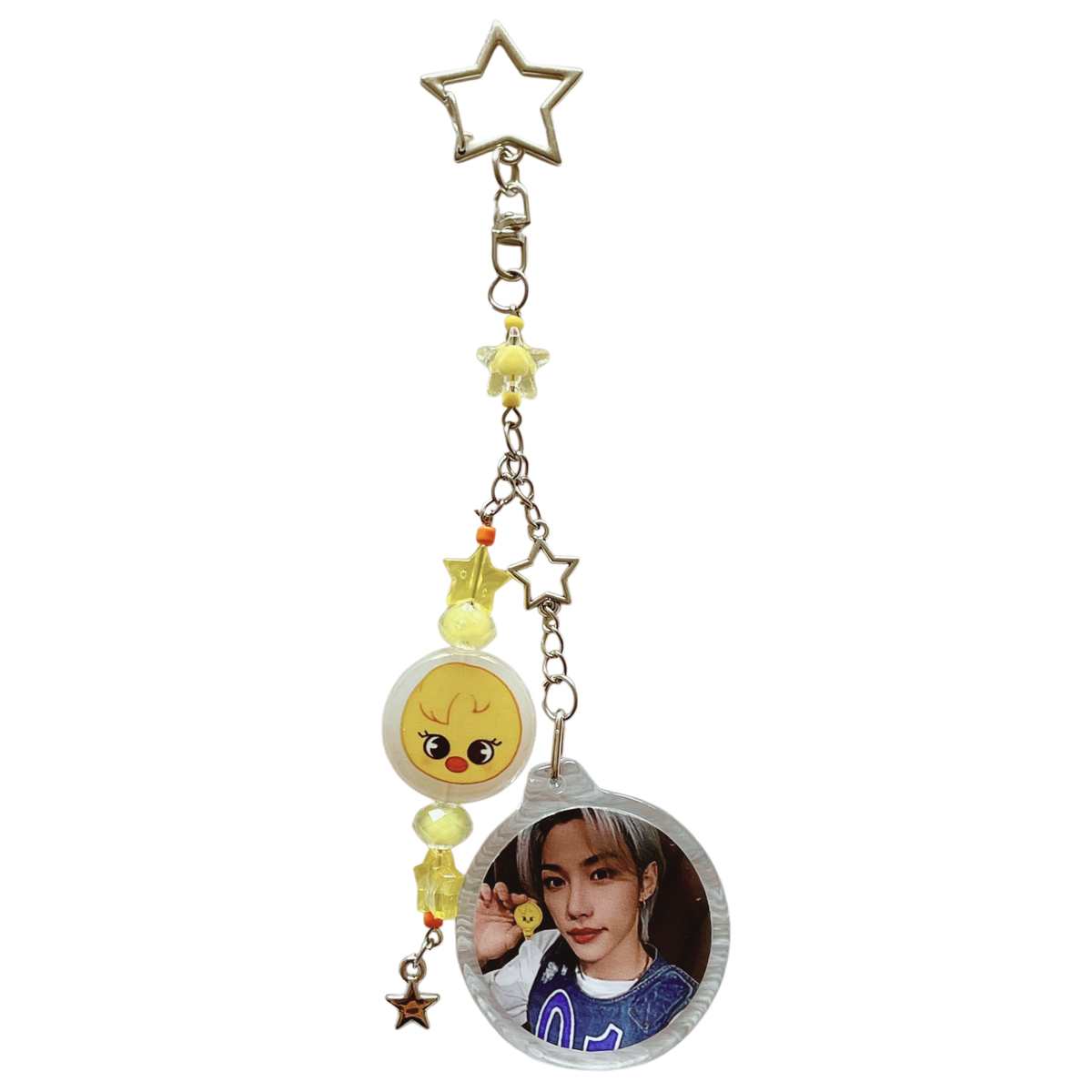 Llavero Acrílico Circular + Colgante SKZOO Stray Kids | 15 cm