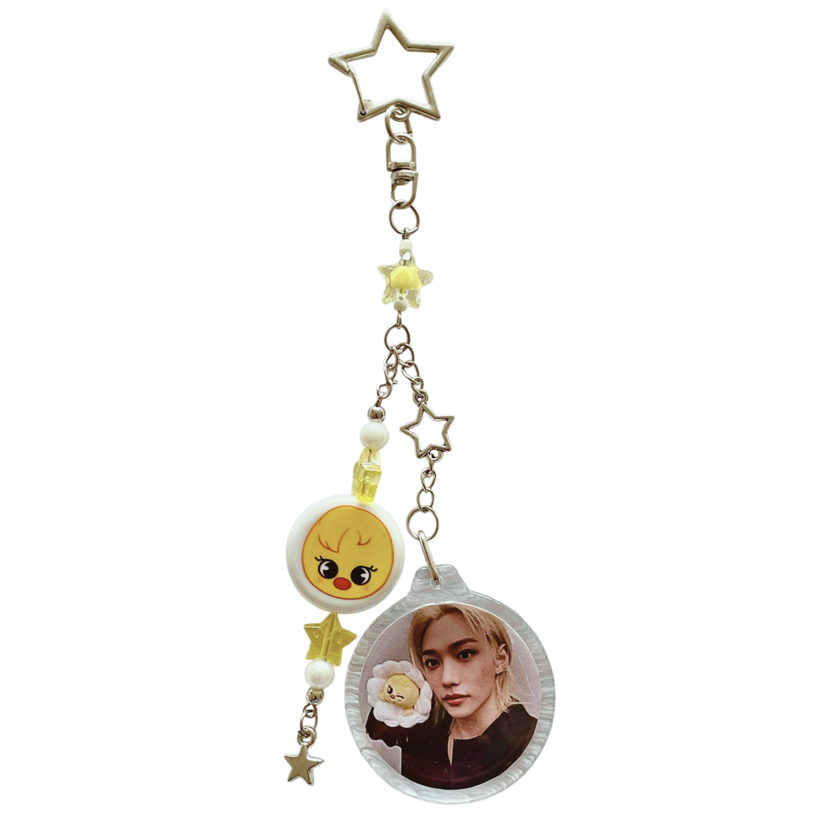Llavero Acrílico Circular + Colgante SKZOO Stray Kids | 15 cm