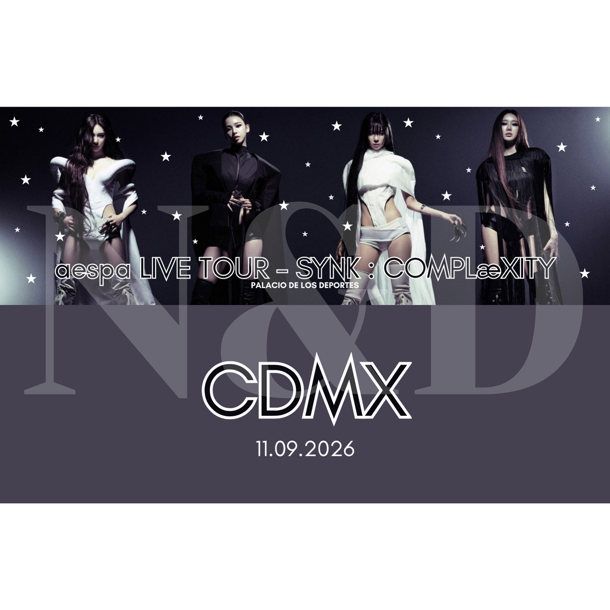 Banner Fanmade aespa | Sencillo y Holográfico | 20x6.5 cm | Paquete 50 o 100 piezas