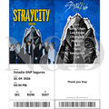 Boletos Fanmade Stray Kids Vertical | Sencillos y Holográficos | 5x12 cm | Paquete 50 o 100 piezas