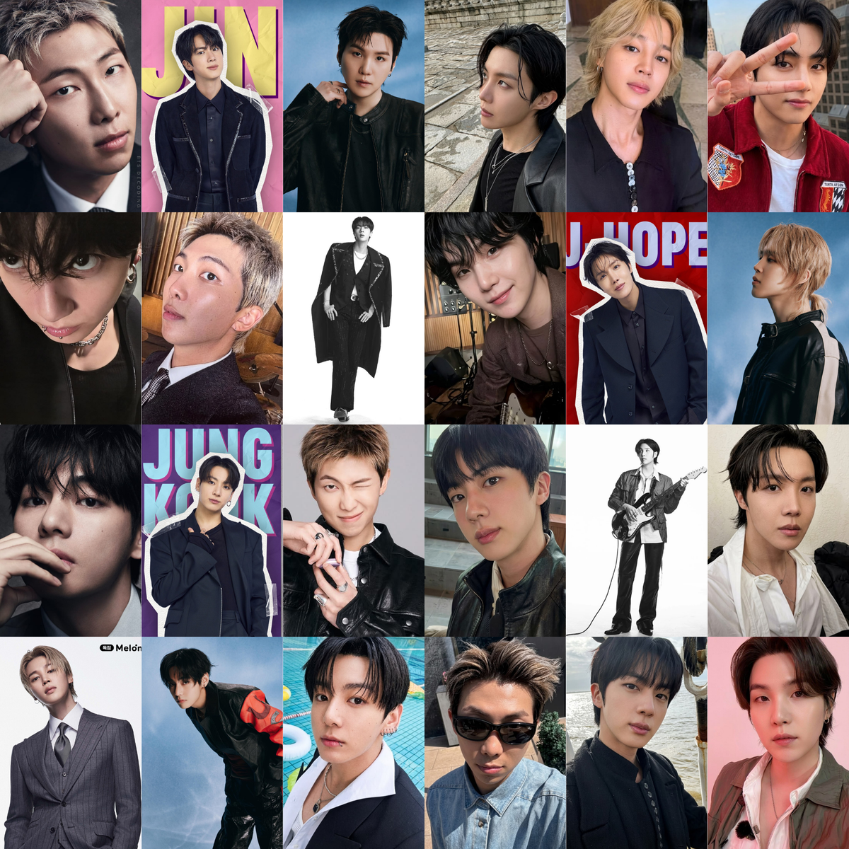 Photocards Fanmade BTS | Sencillas y Holográficas | 5.5x8.8 cm | Paquete 50 o 100 piezas
