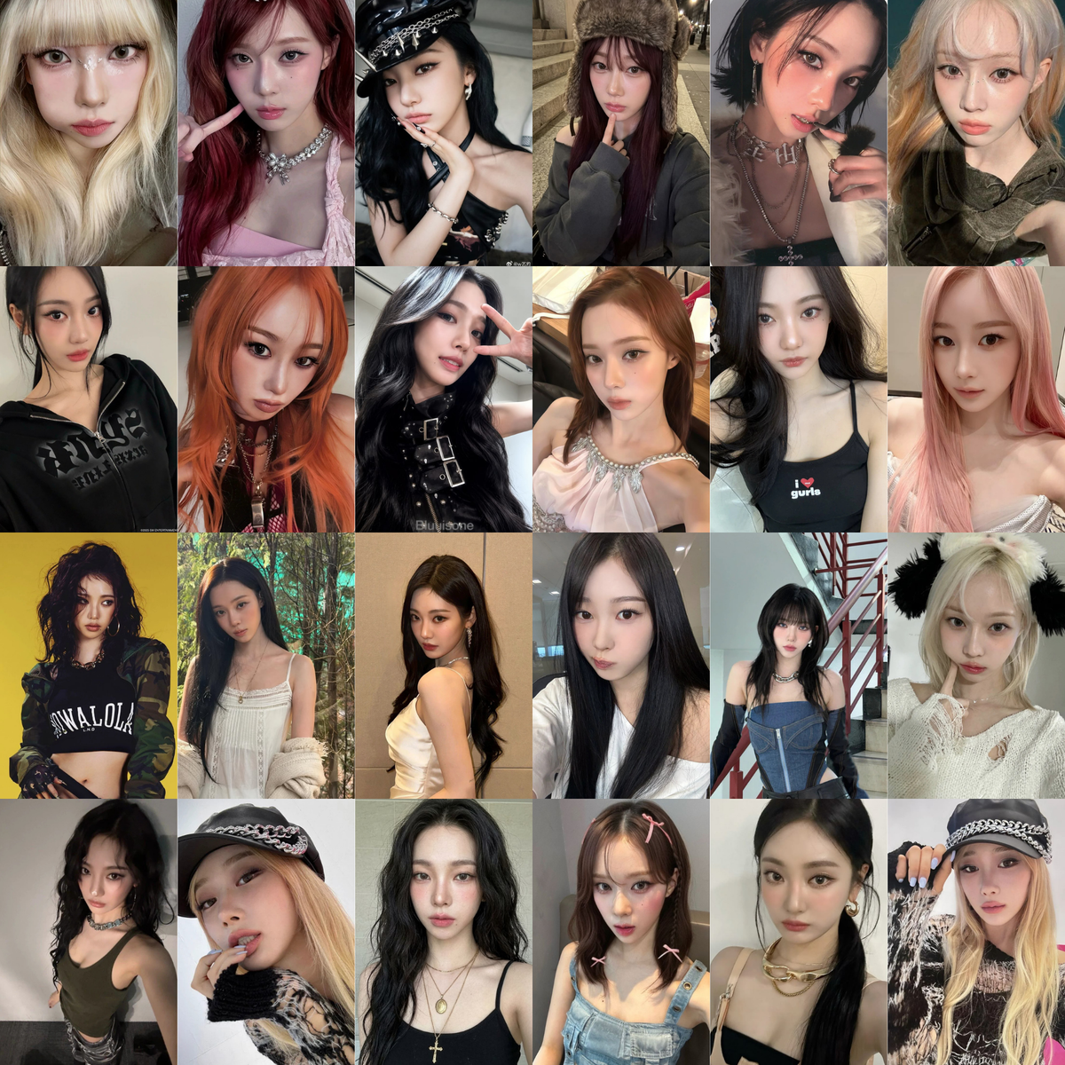 Photocards Fanmade aespa | Sencillas y Holográficas | 5.5x8.8 cm | Paquete 50 o 100 piezas