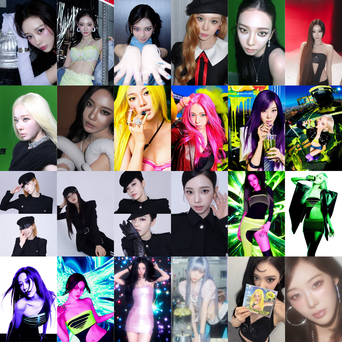 Photocards Fanmade aespa | Sencillas y Holográficas | 5.5x8.8 cm | Paquete 50 o 100 piezas