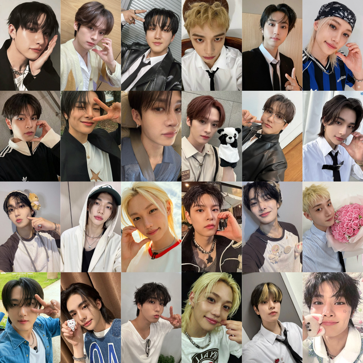 Photocards Fanmade Stray Kids | Sencillas y Holográficas | 5.5x8.8 cm | Paquete 50 o 100 piezas
