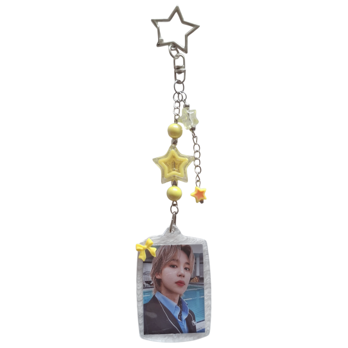 Llavero BTS Foto Individual Acrílico Rectangular SWIM | 17 cm