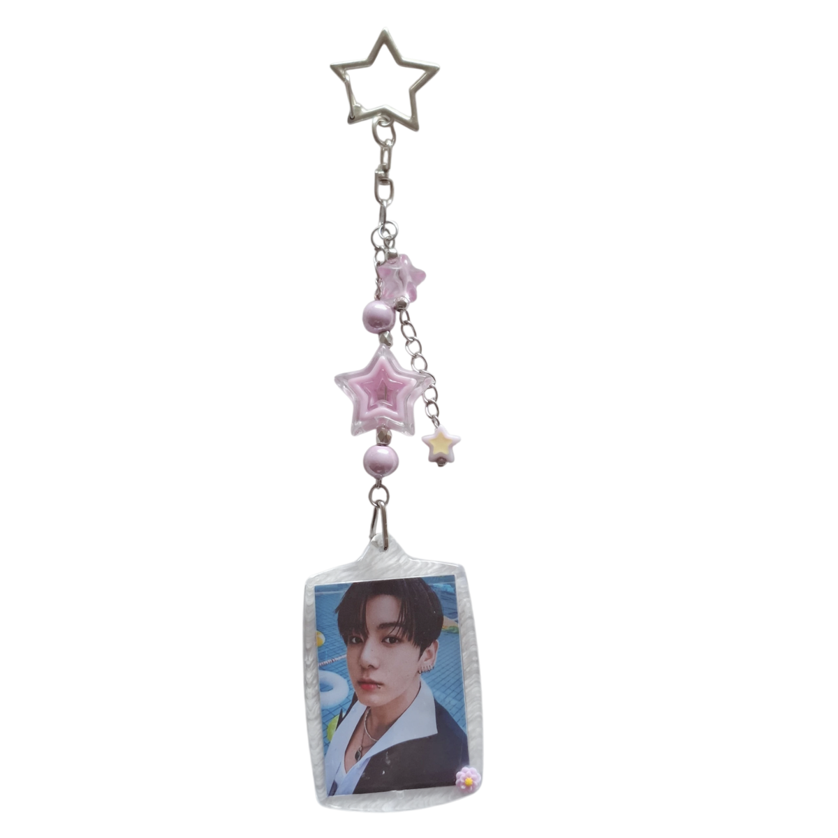 Llavero BTS Foto Individual Acrílico Rectangular SWIM | 17 cm