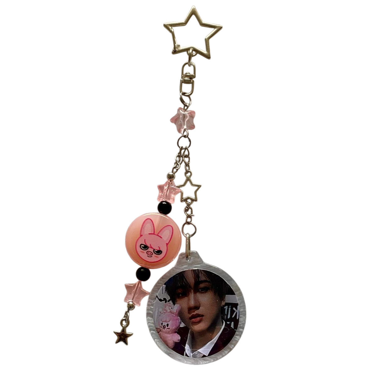 Llavero Acrílico Circular + Colgante SKZOO Stray Kids | 15 cm